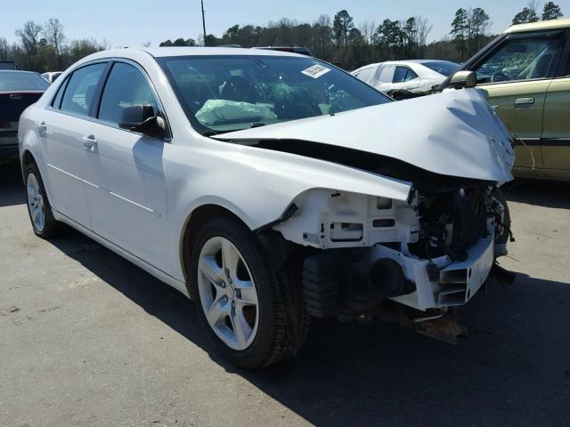 1G1ZA5EU0CF265413 - 2012 CHEVROLET MALIBU LS WHITE photo 1