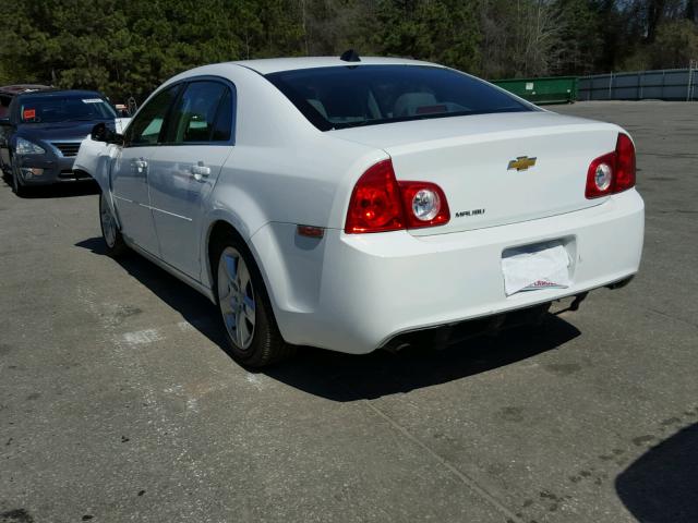1G1ZA5EU0CF265413 - 2012 CHEVROLET MALIBU LS WHITE photo 3