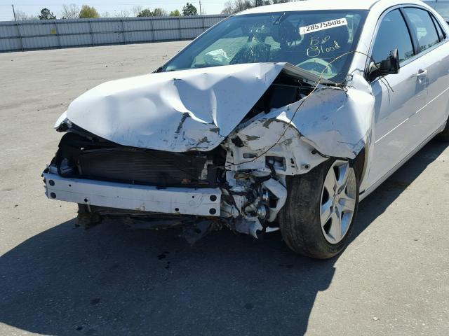 1G1ZA5EU0CF265413 - 2012 CHEVROLET MALIBU LS WHITE photo 9