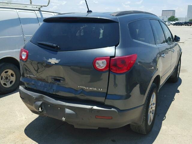 1GNKRGED5BJ220242 - 2011 CHEVROLET TRAVERSE L BLACK photo 4