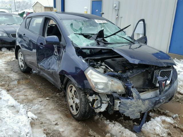 5Y2SP6E85AZ420226 - 2010 PONTIAC VIBE BLUE photo 1