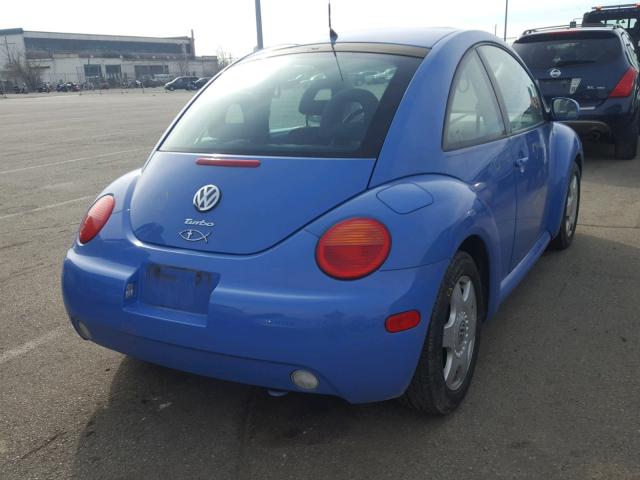 3VWCD21C31M431918 - 2001 VOLKSWAGEN NEW BEETLE ლურჯი ფოტო 4