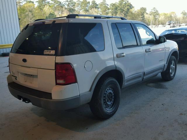 1FMZU63E32UA37234 - 2002 FORD EXPLORER X WHITE photo 4