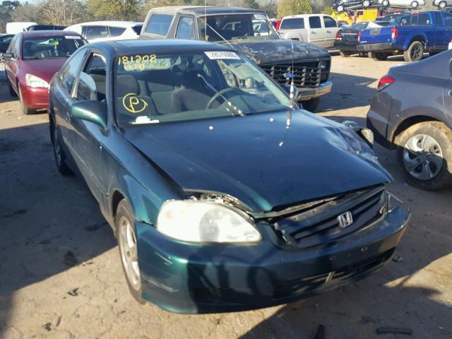 1HGEJ8246YL101069 - 2000 HONDA CIVIC EX GREEN photo 1