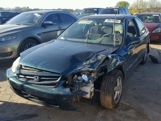 1HGEJ8246YL101069 - 2000 HONDA CIVIC EX მწვანე ფოტო 2