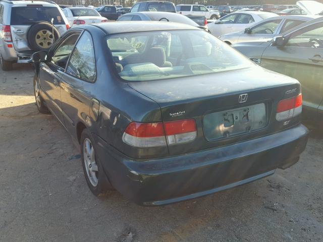 1HGEJ8246YL101069 - 2000 HONDA CIVIC EX GREEN photo 3