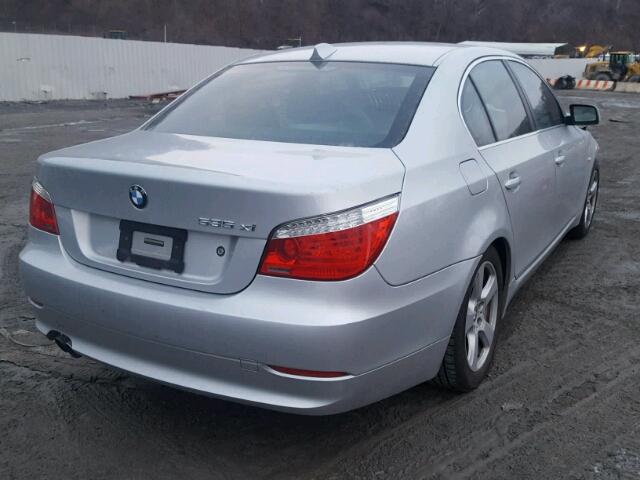 WBANV93548CZ61002 - 2008 BMW 535 XI SILVER photo 4