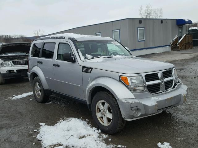 1D8GU28KX9W512624 - 2009 DODGE NITRO SE SILVER photo 1