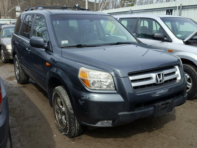 2HKYF18546H531107 - 2006 HONDA PILOT EX GRAY photo 1