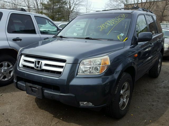 2HKYF18546H531107 - 2006 HONDA PILOT EX GRAY photo 2