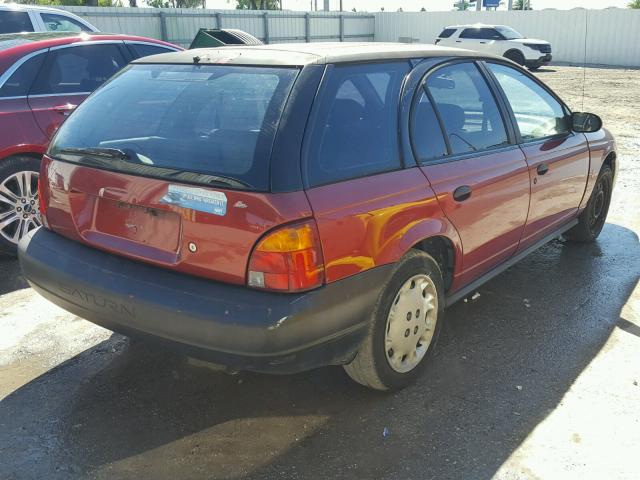 1G8ZK8270VZ354365 - 1997 SATURN SW2 RED photo 4