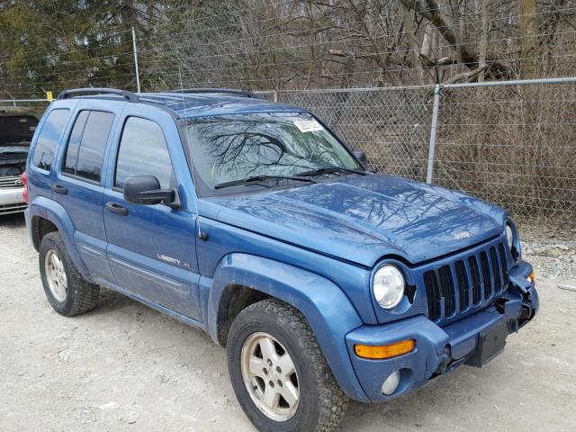 1J4GL58K73W534536 - 2003 JEEP LIBERTY LI BLUE photo 1