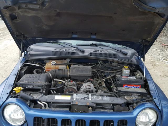 1J4GL58K73W534536 - 2003 JEEP LIBERTY LI BLUE photo 7