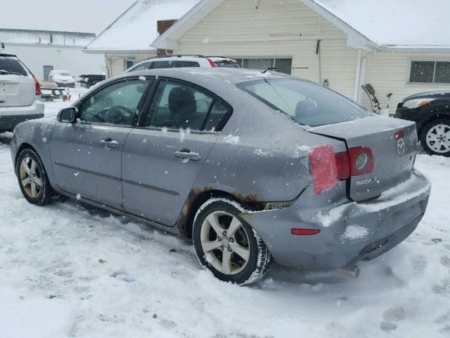 JM1BK32F851250562 - 2005 MAZDA 3 I GRAY photo 3