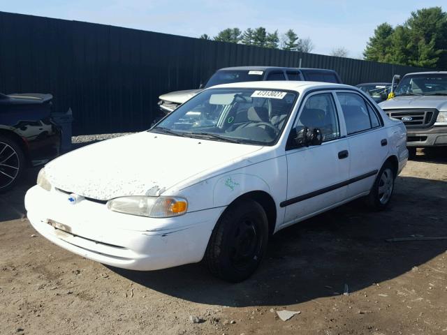 1Y1SK52861Z417862 - 2001 CHEVROLET GEO PRIZM WHITE photo 2