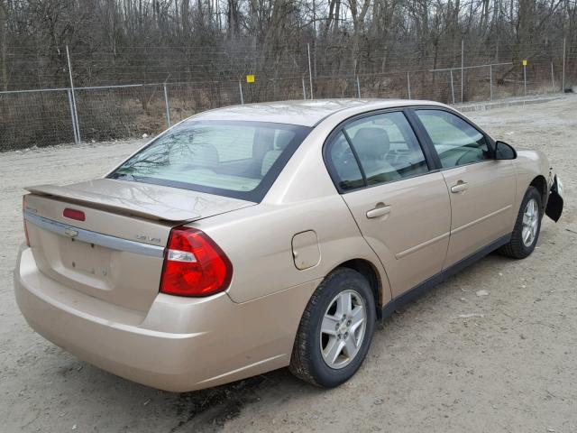 1G1ZT528X5F303251 - 2005 CHEVROLET MALIBU LS GOLD photo 4