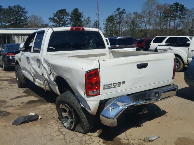 3D7KA28C14G143594 - 2004 DODGE RAM 2500 S WHITE photo 3