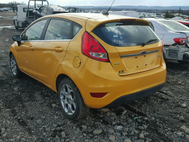 3FADP4FJXBM166150 - 2011 FORD FIESTA SES YELLOW photo 3