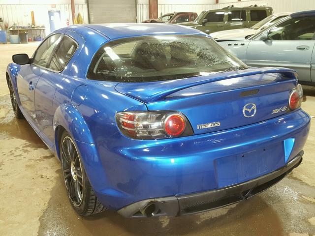 JM1FE173350156588 - 2005 MAZDA RX8 BLUE photo 3