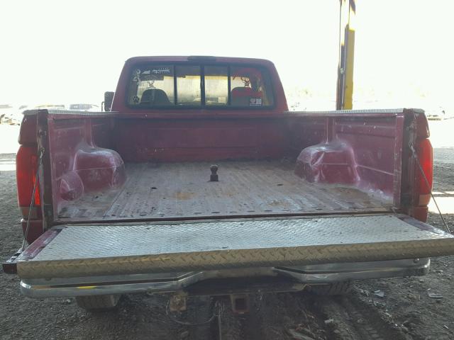 1FTHX26H4VEB32308 - 1997 FORD F250 BURGUNDY photo 9