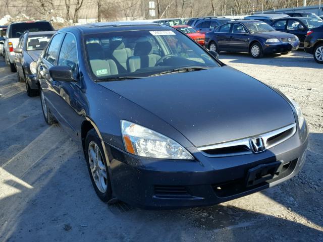 1HGCM56777A209437 - 2007 HONDA ACCORD EX GRAY photo 1