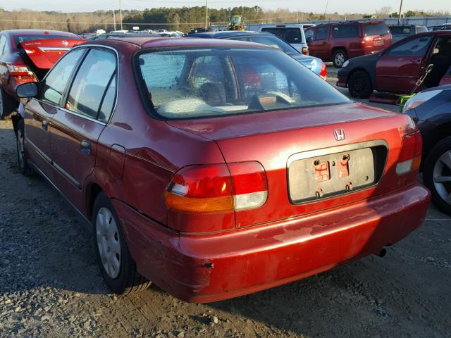 1HGEJ6672VL016542 - 1997 HONDA CIVIC LX RED photo 3