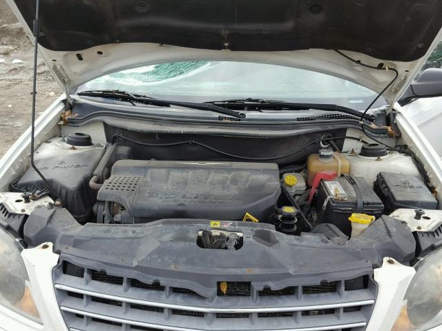 2C8GF68485R652920 - 2005 CHRYSLER PACIFICA T WHITE photo 7