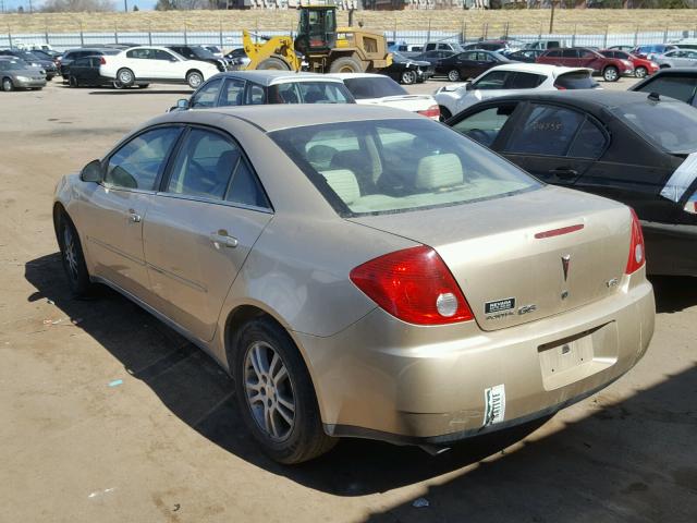 1G2ZG558564120865 - 2006 PONTIAC G6 SE1 GOLD photo 3