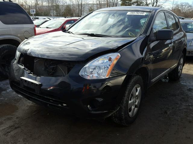 JN8AS5MVXCW702947 - 2012 NISSAN ROGUE S BLACK photo 2