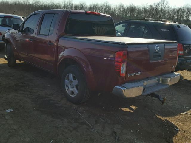 1N6AD07UX6C426784 - 2006 NISSAN FRONTIER C RED photo 3