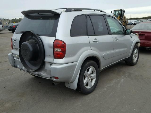 JTEHD20V656030277 - 2005 TOYOTA RAV4 SILVER photo 4