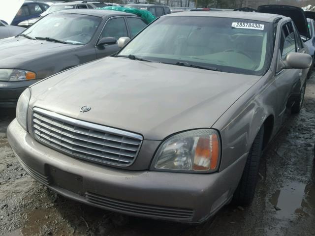 1G6KF57961U103980 - 2001 CADILLAC DEVILLE DT BROWN photo 2