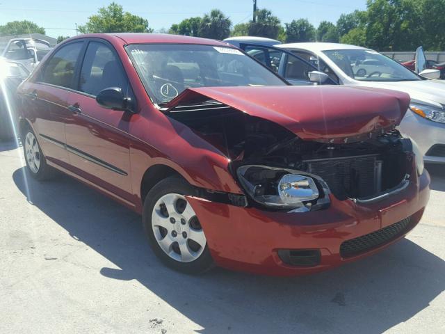 KNAFE121985513315 - 2008 KIA SPECTRA EX RED photo 1