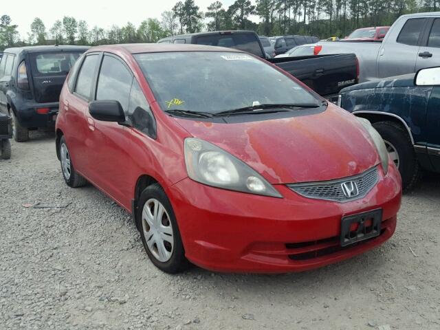 JHMGE88209S059814 - 2009 HONDA FIT RED photo 1