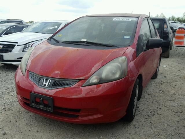 JHMGE88209S059814 - 2009 HONDA FIT RED photo 2