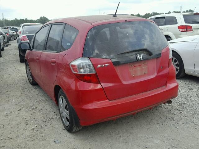 JHMGE88209S059814 - 2009 HONDA FIT RED photo 3