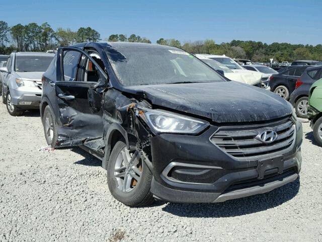 5NMZT3LB7HH032176 - 2017 HYUNDAI SANTA FE S BLACK photo 1