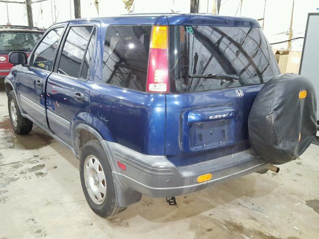 JHLRD2846XC015564 - 1999 HONDA CR-V LX BLUE photo 3