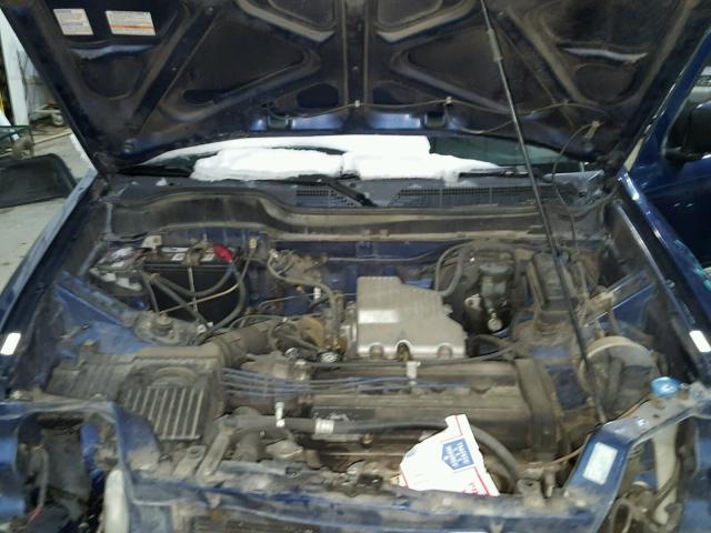 JHLRD2846XC015564 - 1999 HONDA CR-V LX BLUE photo 7