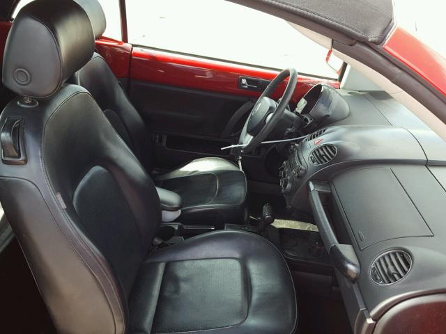 3VWRF31Y66M332930 - 2006 VOLKSWAGEN NEW BEETLE 红色 照片 5