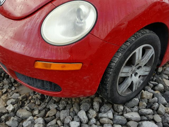 3VWRF31Y66M332930 - 2006 VOLKSWAGEN NEW BEETLE 红色 照片 9