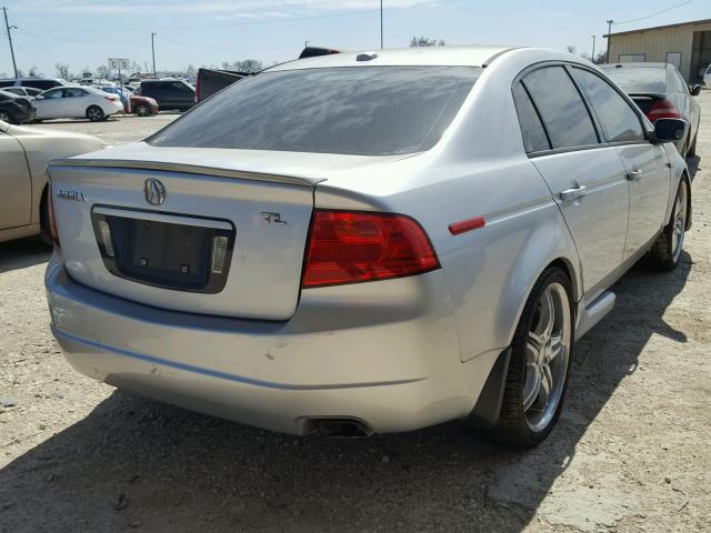 19UUA66216A040277 - 2006 ACURA 3.2TL SILVER photo 4