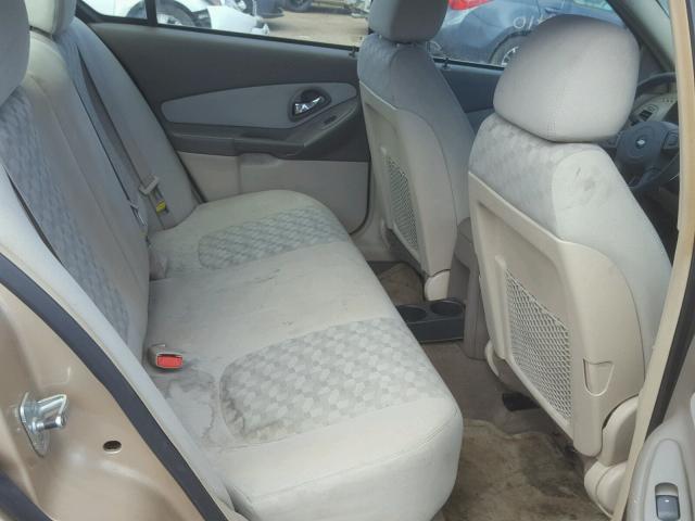 1G1ZT52865F230265 - 2005 CHEVROLET MALIBU LS BEIGE photo 6