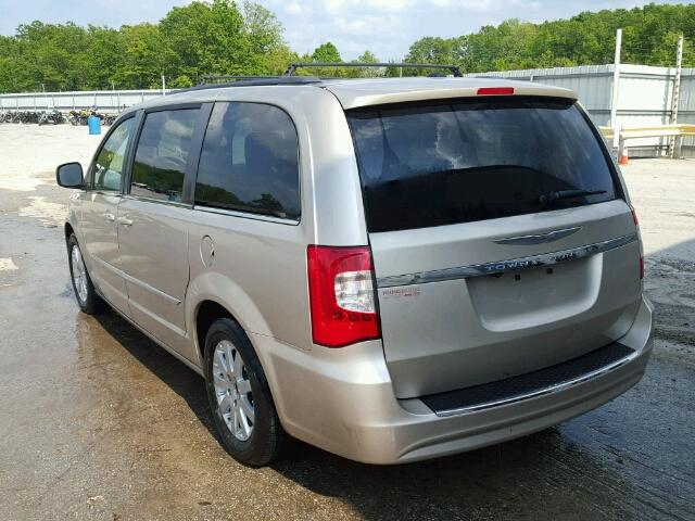 2C4RC1BG6DR564326 - 2013 CHRYSLER TOWN & COU 金色 照片 3