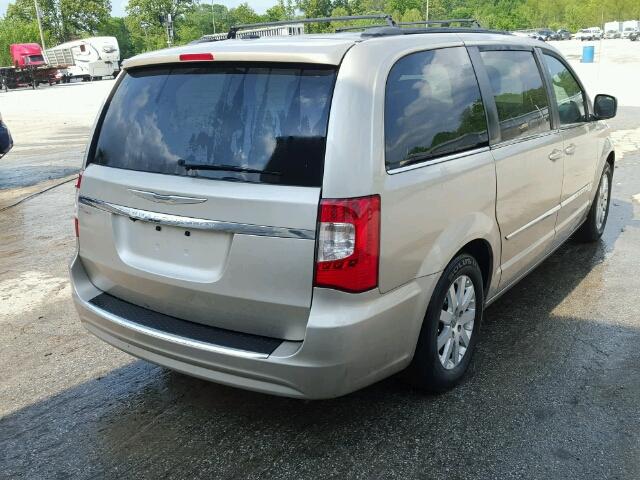 2C4RC1BG6DR564326 - 2013 CHRYSLER TOWN & COU 金色 照片 4