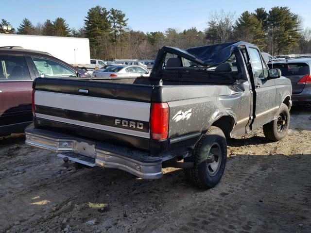 1FTEF14N0PNB11452 - 1993 FORD F150 BLACK photo 4