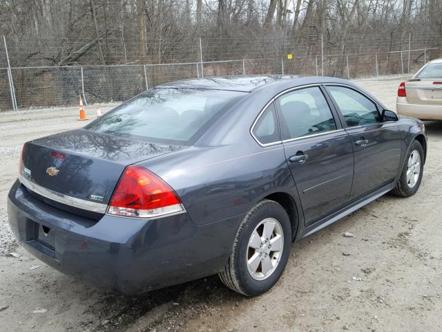 2G1WG5EK2B1123442 - 2011 CHEVROLET IMPALA LT GRAY photo 4