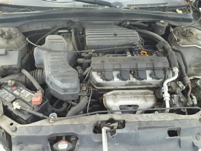 2HGES16395H590792 - 2005 HONDA CIVIC DX V SILVER photo 7