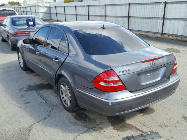 WDBUF56J46A818460 - 2006 MERCEDES-BENZ E 350 GRAY photo 3