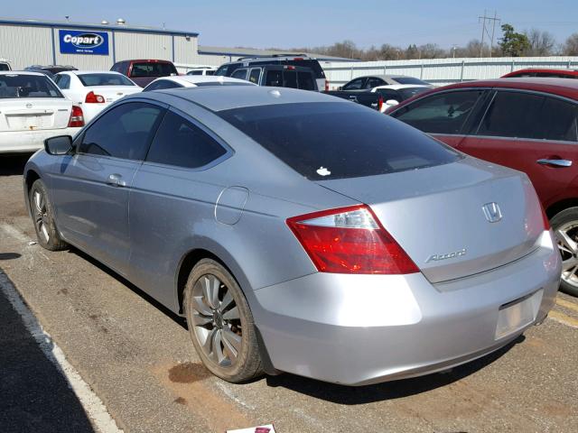 1HGCS12888A029852 - 2008 HONDA ACCORD EXL SILVER photo 3